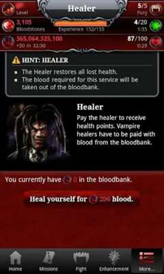 Vampires Game android App screenshot 0